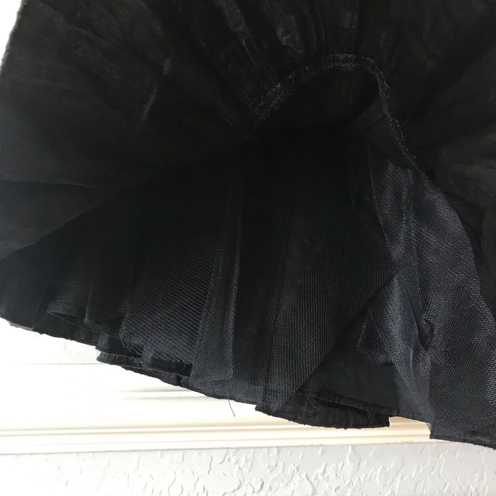 Jessica McClintock Vintage Black Strapless Mini Dress - Picture 4 of 14